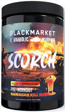 BlackMarket x Anabolic Warfare SCORCH|Pre Workout|Mass For Life|