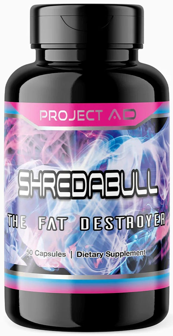Project AD Shredabull Fat Burner 50 Capsules|Fat Burner|Mass For Life|