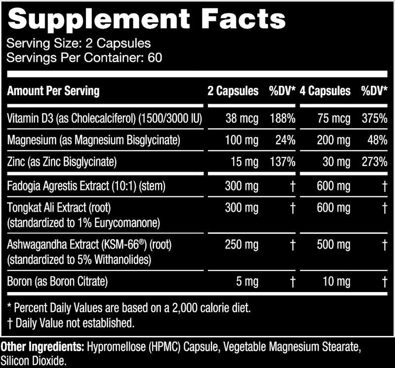 Gorilla Mind Sigma Test Booster 120 caps fast