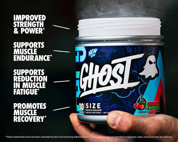 GHOST SIZE Muscle Builder Cherry Limeade