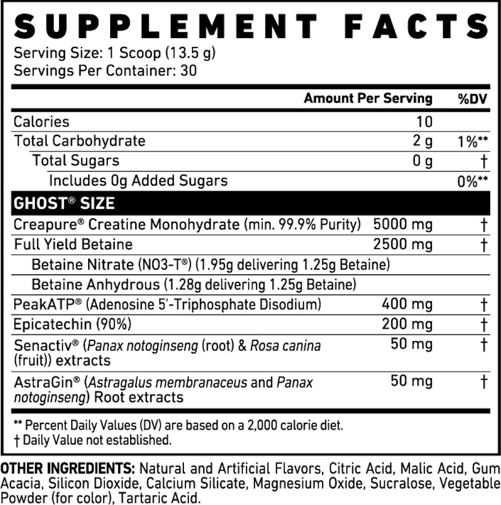 GHOST SIZE Muscle Builder Cherry Limeade