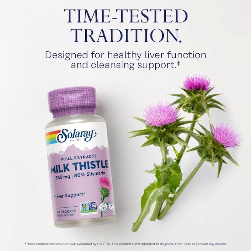 Solaray Milk Thistle|Mass For Life|Liver Support