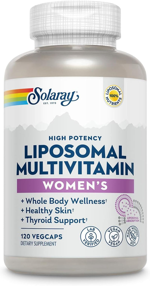 Solaray Women's Liposomal Multivitamin 120 VegCaps|Multi Vitamin|Mass For Life|