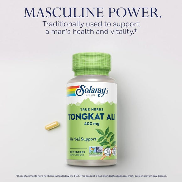 Solaray Tongkat Ali|Test Booster|Mass For Life|