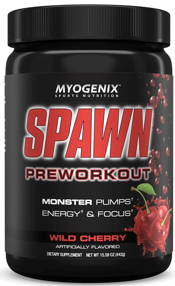 Myopgenix Spawn Pre Workout cherry