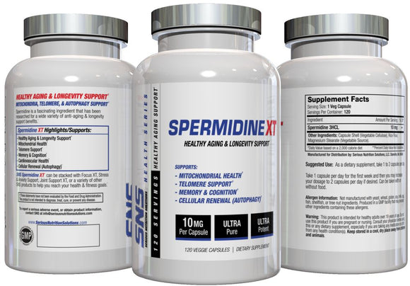 Spermidine XT by Serious Nutrition Solutions SNS|Health|Mass For Life|