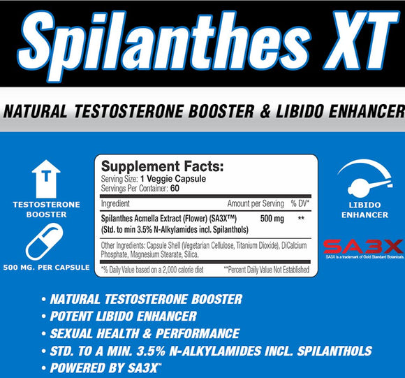 SNS Serious Nutrition Solutions Spilanthes XT|Test Booster|Mass For Life|