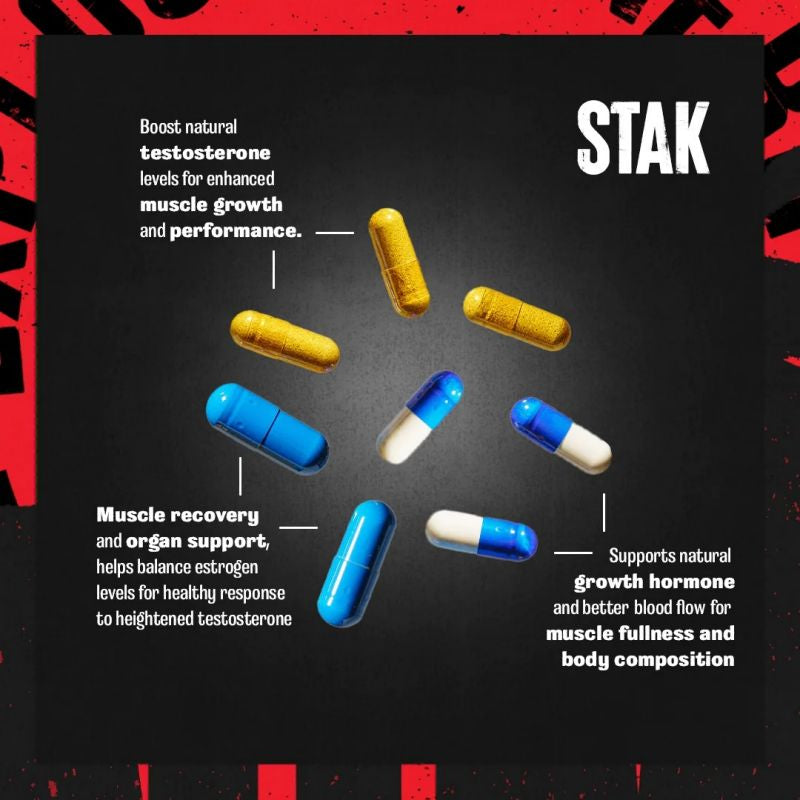 Universal Nutrition Animal Stak 21 paks|Mass For Life|Test Booster