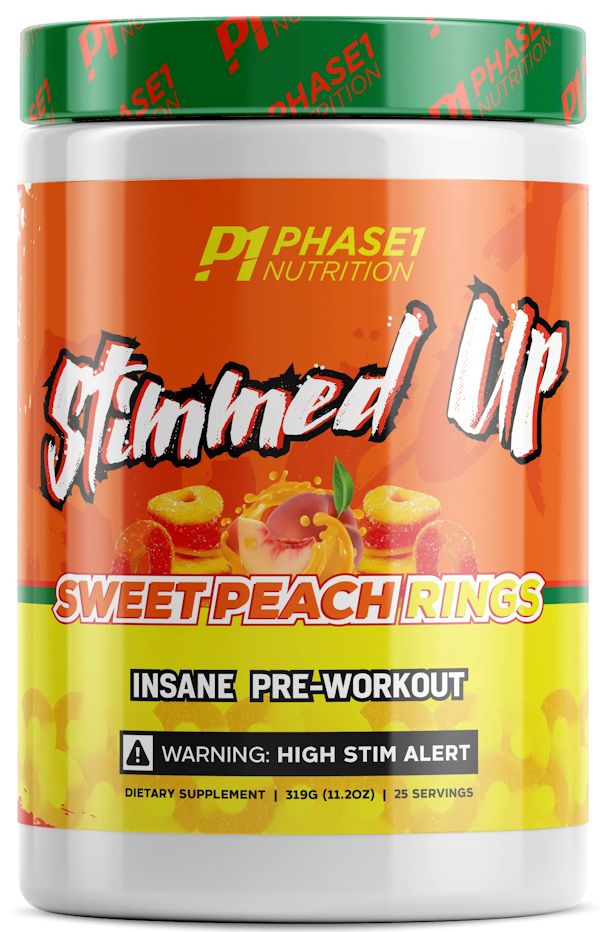 Stimmed Up Phase 1 Nutrition pre-workout peach