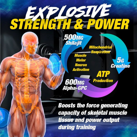 MHP STRONG AF Pre-Workout Extra Strength|Pre Workout|Mass For Life|