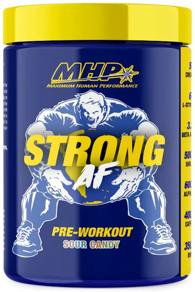 MHP STRONG AF Pre-Workout Extra Strength|Pre Workout|Mass For Life|