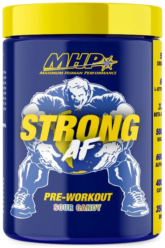 MHP STRONG AF Pre-Workout Extra Strength|Pre Workout|Mass For Life|