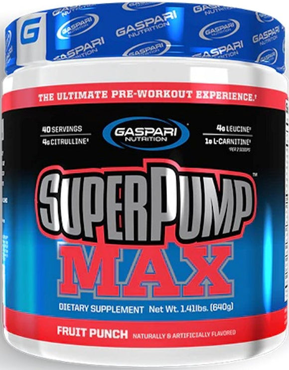 Gaspari Nutrition SuperPump MAX 40 servings|Pre-Workout|Mass For Life|