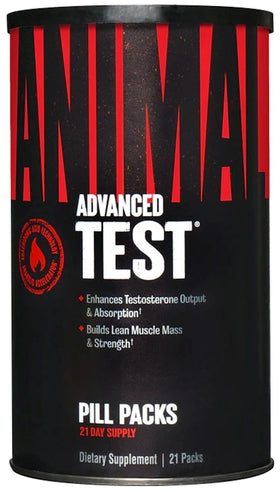 Universal Nutrition Animal Test 21 pak|Test Booster|Mass For Life|