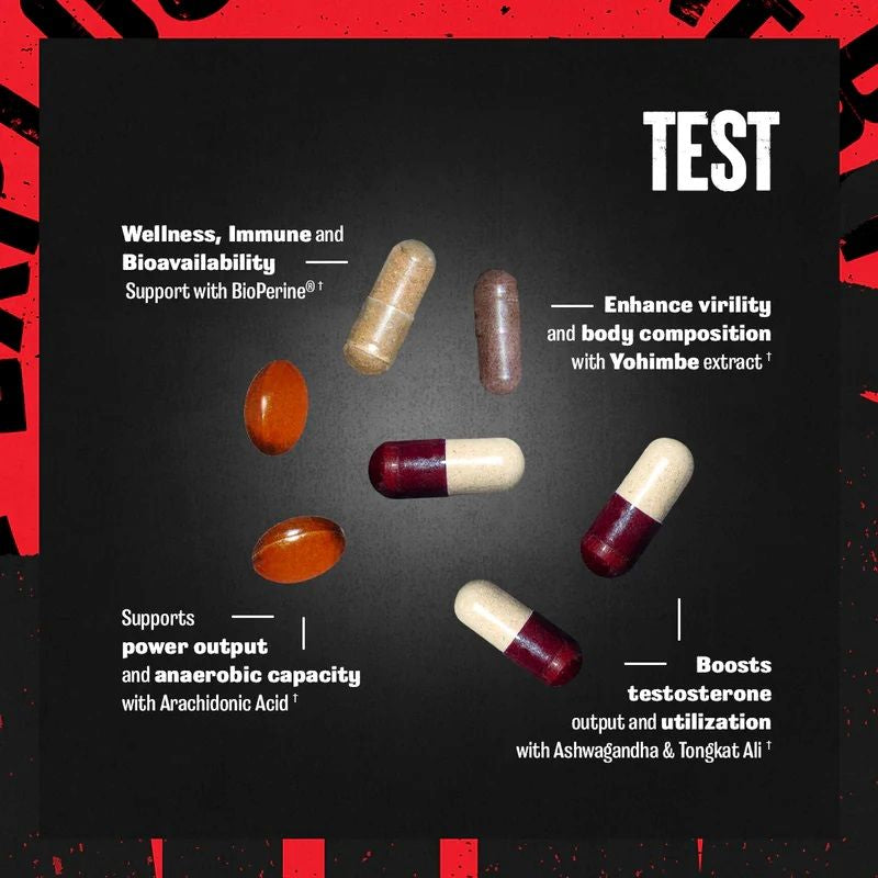 Universal Nutrition Animal Test 21 pak|Mass For Life|Test Booster