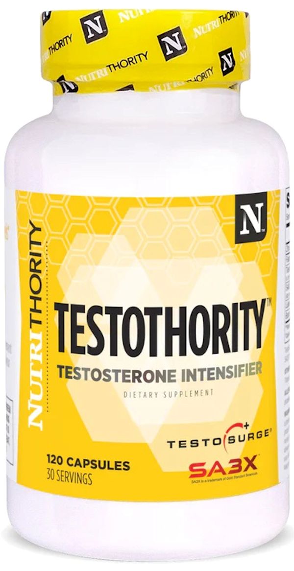 Nutrithority Testothority Testosterone Intensifier 120 Caps