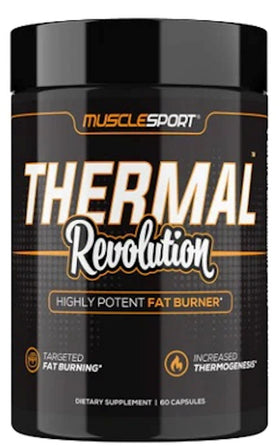 MuscleSport Thermal Revolution High Stim Fat Burner|Fat Burner|Mass For Life|
