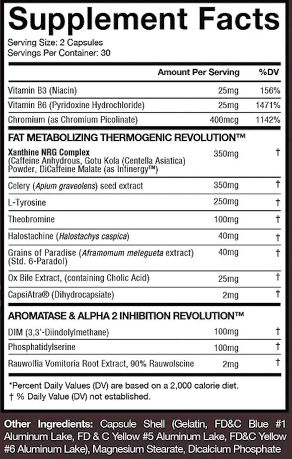 MuscleSport Thermal Revolution High Stim Fat Burner|Fat Burner|Mass For Life|