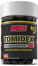 Man Sports Tomidex 126 Capsules|Muscle Growth|Mass For Life|