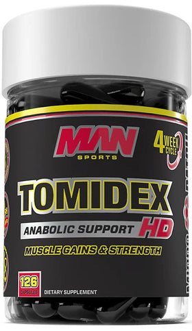 Man Sports Tomidex 126 Capsules|Muscle Growth|Mass For Life|