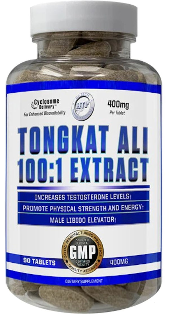 Hi-Tech Pharmaceuticals Tongkat Ali 100:1 90 Tablets|Muscle Builder|Mass For Life|