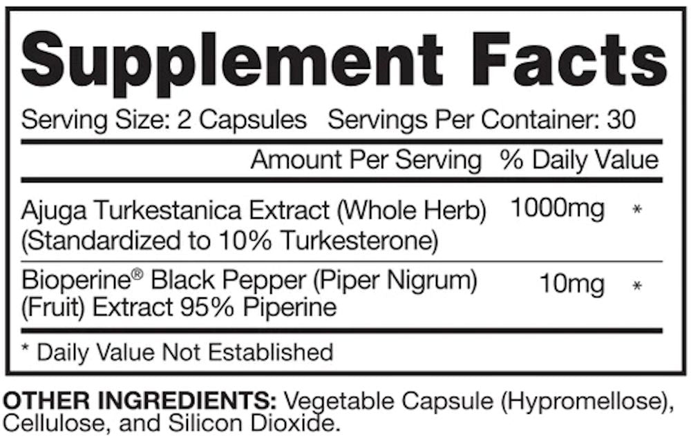 Gaspari Nutrition Turkesterone muscle fact