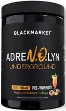 BlackMarket Labs AdreNOlyn Underground 25 servings|Muscle Pumps|Mass For Life|