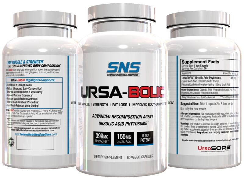 Serious Nutrition Solution SNS Ursa-Bolic bottle