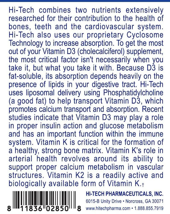 Hi-Tech Pharma Mega Vitamin D3+K2