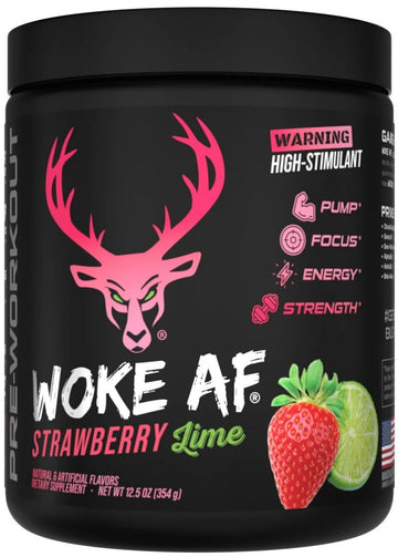 Bucked Up Woke AF| High Stimulant | Pre-Workout|Pre Workout|Mass For Life|