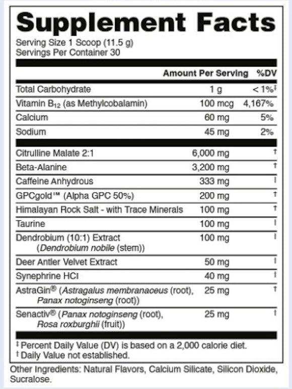 Bucked Up Woke AF| High Stimulant | Pre-Workout