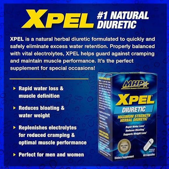 MHP Xpel Diuretic|Diuretics|Mass For Life|