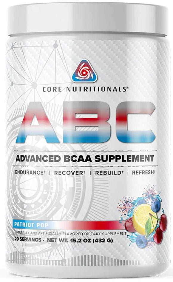 Core Nutritionals ABC Advanced BCAA 20 servings|BCAA|Mass For Life|
