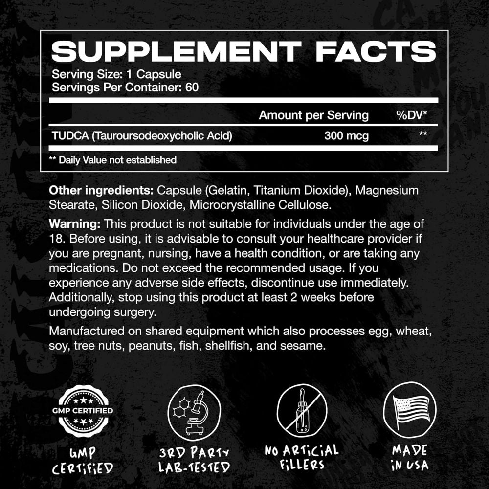 AfterDark Tudca Liver Health|Mass For Life|Liver Support