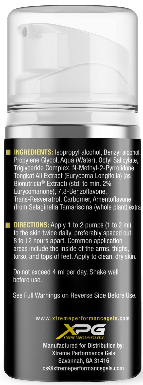 Xtreme Performance Gels XPG Alpha Gel Lean Muscle Performance|Test Booster|Mass For Life|