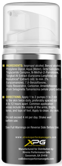 Alpha Gel Xtreme Performance Gels test booster back