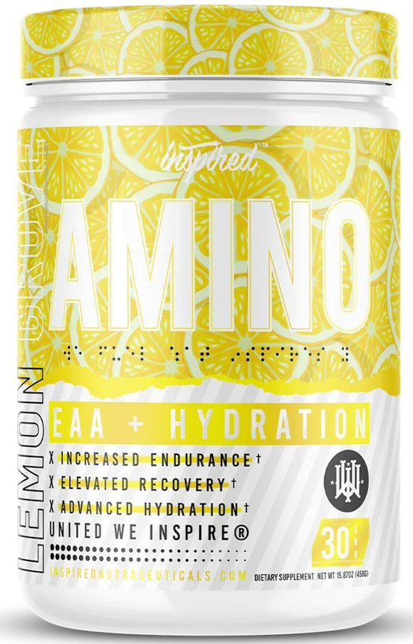 Inspired Nutraceuticals Amino EAA+Hydration|BCAA|Mass For Life|