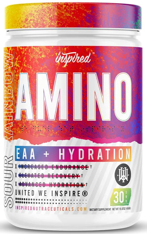Inspired Nutraceuticals Amino EAA+Hydration|BCAA|Mass For Life|
