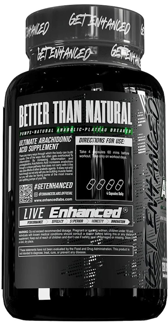 Enhanced Labs Ara Acid Arachidonic Acid|Lean Muscle|Mass For Life|