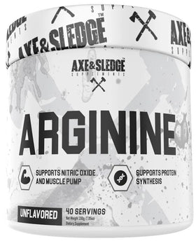 Axe & Sledge Arginine AKG Muscle Pumps 40 Servings|Pre-Workout|Mass For Life|