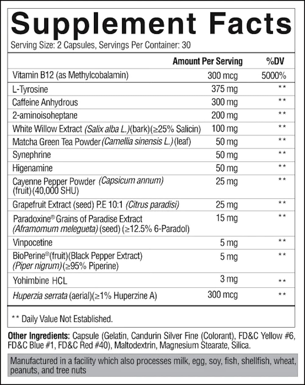 Condemned Labz Arsynist Fat Burner fact