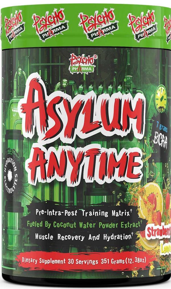 Psycho Pharma Asylum Anytime BCAA strawberry