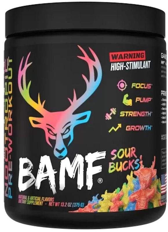 DAS Labs Bucked Up BAMF Nootropic 30 servings|Deer Antler|Mass For Life|