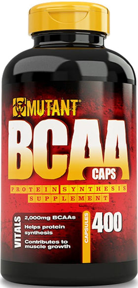 Mutant BCAA 400 Capsules|BCAAs|Mass For Life|