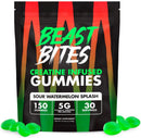 Beast Bites Creatine Infused Gummies 150 Gummies|Creatine|Mass For Life|