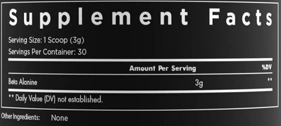 Enhanced Labs Beta Alanine Powder 30 Servings|Beta Alanine|Mass For Life|