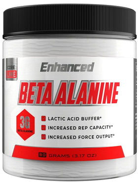 Enhanced Labs Beta Alanine Powder 30 Servings|Beta Alanine|Mass For Life|