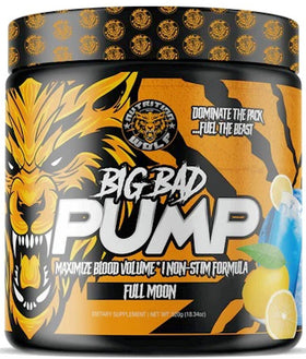 Nutrition Wolf Big Bad Pump|Pre Workout|Mass For Life|