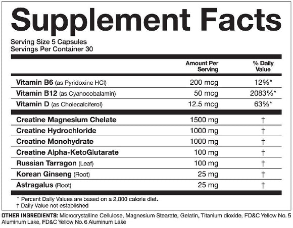 Magnum Nutraceuticals Big C with 4 creatine blend 150 Capsules|Creatine|Mass For Life|
