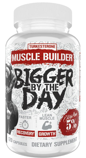 5% Nutrition Bigger By The Day 120 Capsules